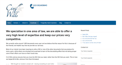 Desktop Screenshot of civilwills.com